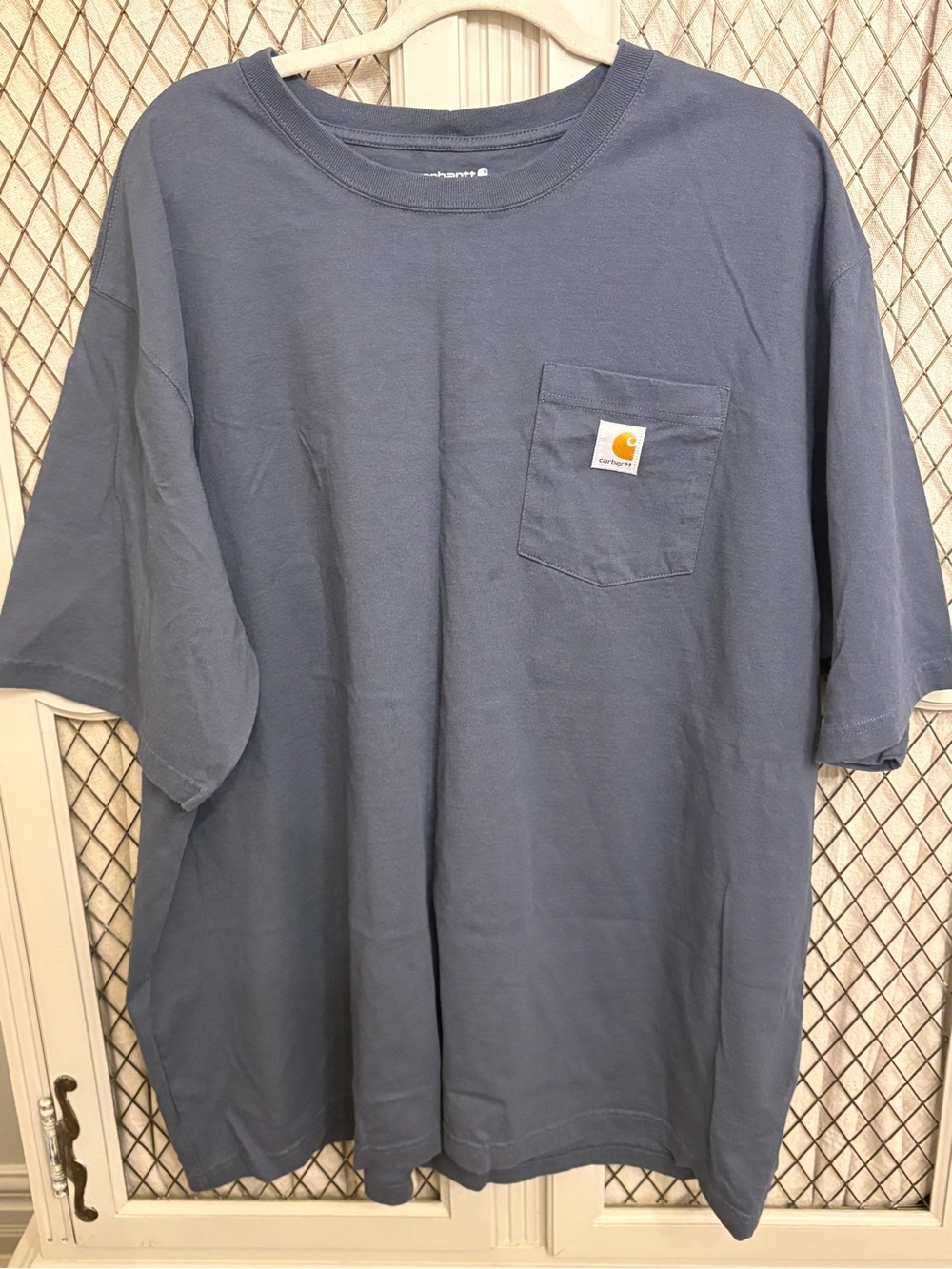 Carhartt K87 Heavyweight Pocket Tee Mens 2XL Blue